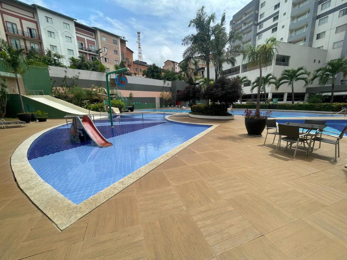 Flat 501 - Condominio Veredas Do Rio Quente - Diferenciado Com Ar Na Sala E No Quarto Buitenkant foto
