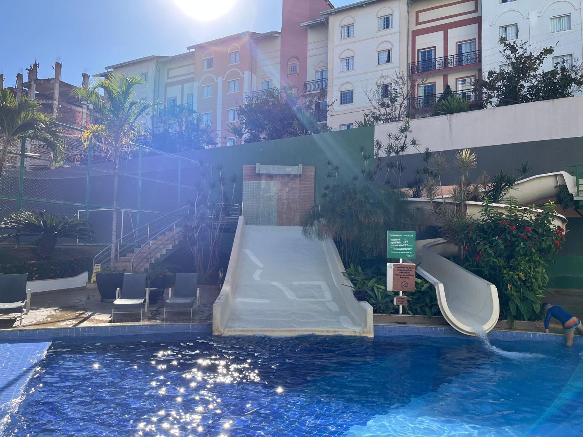 Flat 501 - Condominio Veredas Do Rio Quente - Diferenciado Com Ar Na Sala E No Quarto Buitenkant foto